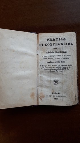 Libro antico pratica cdi - antico,