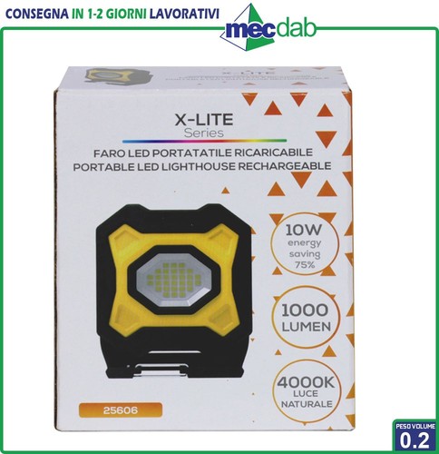 Faretto led portatile 1000 - faretto,