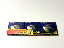 PACK 3 MINIDISC MD SONY MDW-60