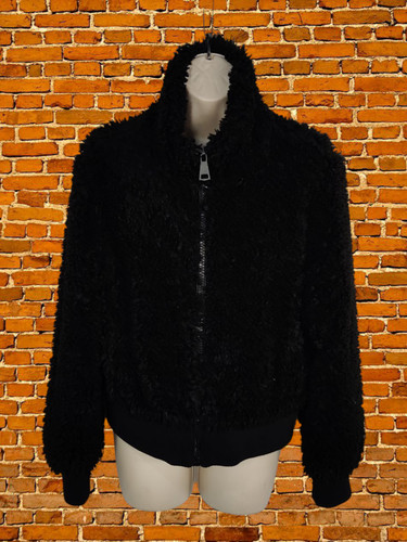 Zara giacca teddy nero - zara,
