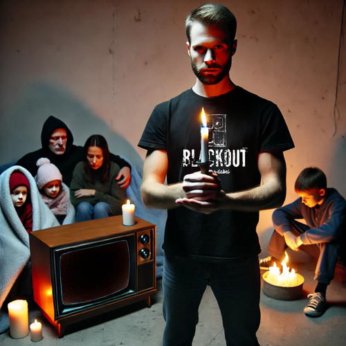 Blackout maglietta c ero - blackout,