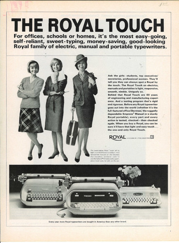 Macchina scrivere royal - macchina,