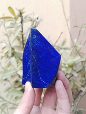 199g Pietra Naturale Lapislazzuli Lucidato Forma Libera Cristallo Minerale Esemplare