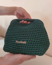 Clutch verde fatta mano - clutch, a