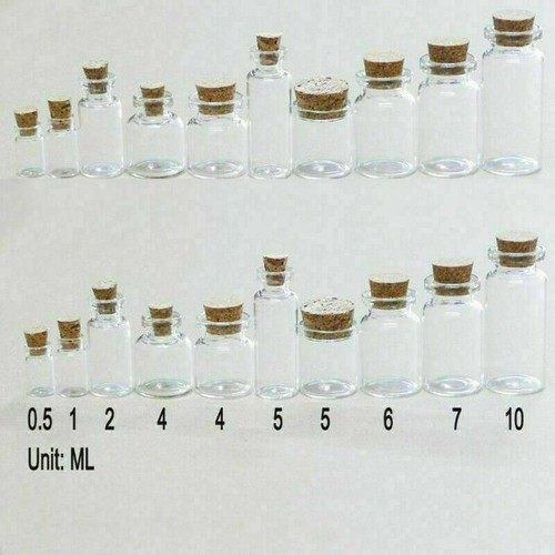 100pz piccole bottiglie - 20/50/100pz,