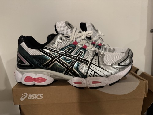 Asics gel nimbus white pink - asics,