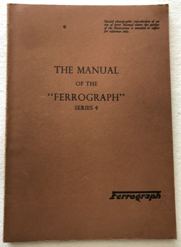 Manuale del ferrografo - il,