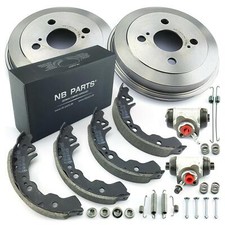 2x tamburo freno ganasce freno cilindro ruota posteriore per Daihatsu Cuore Materia Sirion