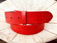 Cintura in pelle "Amarillo