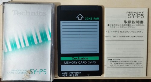 Memory card technics p5 - card, sy-p5
