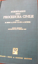 Berri Lugo Richter FORMULARIO DELLA PROCEDURA CIVILE 10° ediz 1993  Giuffre