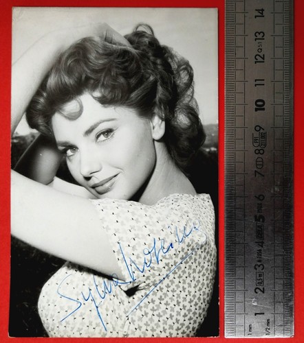 Autografo sylvia koscina - autografo,