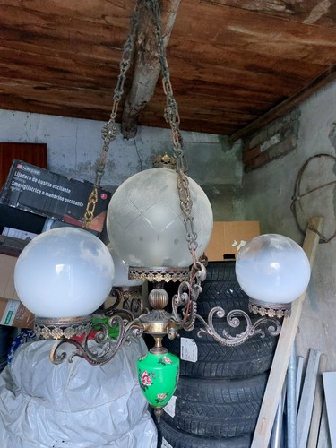 Lampadario vintage stile - lampadario,