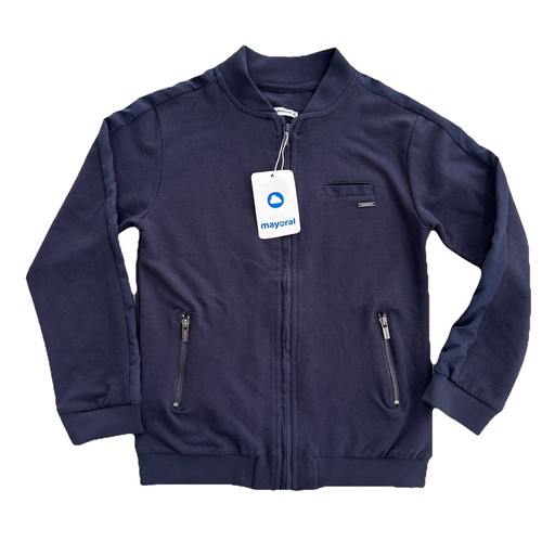 Giacca maglia blu full - , zip