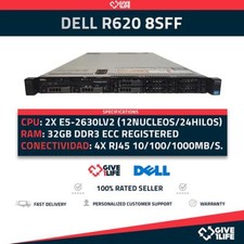 Rack server DELL R620 8SFF 2x