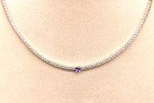 Collana tennis in argento 925