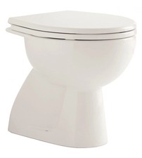 VASO WC A TERRA IN CERAMICA BIANCO "COLIBRI", GEBERIT