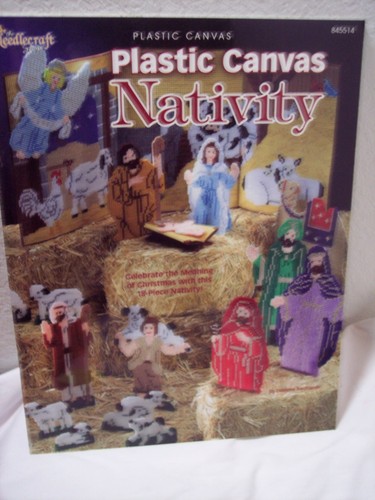 Plastic canvas nativity - canvas,