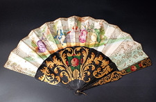 VENTAGLIO ANTICO LACCATO E