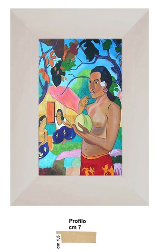 Gauguin donna thaitiana stampa - thaitiana,