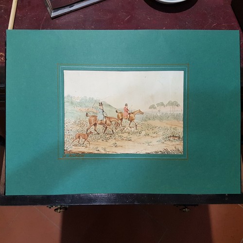 Lithografie colori cavalli - lithografie,
