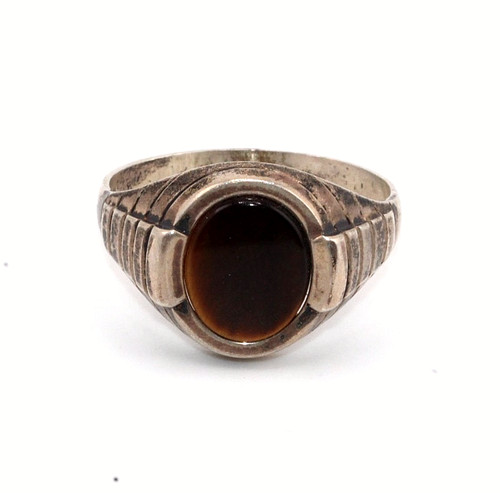 Anello uomo vintage argento - anello,