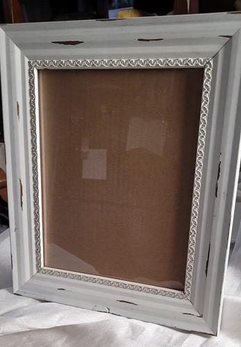 Cornice portafoto legno bianco