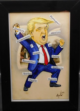 Dipinto originale Trump