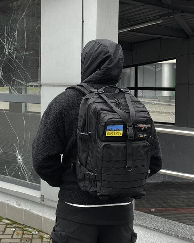 Zaino tattico 50l nero - 50l,
