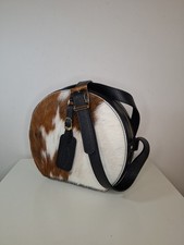 Borsetta Donna in Vera Pelle e Cavallino con Tracolla Larga  Made in Italy