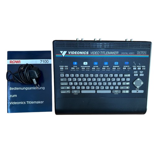 Videonics video titlemaker - videonics,