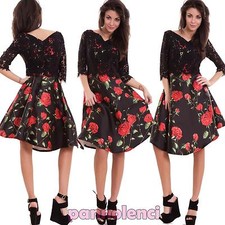 Vestito donna abito svasato