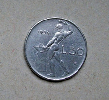 1954 50 LIRE VULCANO