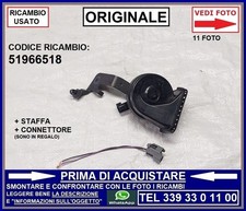 CLACSON FIAMM + STAFFA + CONNETTORE ORIGINALE FIAT 500L 500 L DAL 2012