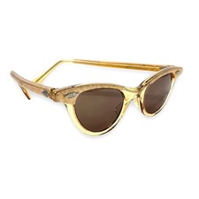 Occhiali da sole vintage oro