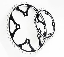 SwishTi Set Catena Bici Ciclocross Ebike Strada 50/34T per Shimano 10 Velocità