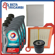 Kit Tagliando Per Ford Fiesta 1.4 GPL VI B-Max Benzina 3 Filtri 4 OlioTotal 5W40