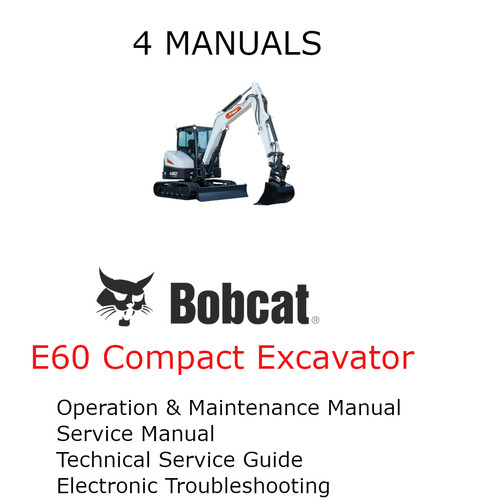 Bobcat e60 escavatore manuale - bobcat,