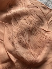 camicia da notte vintage ricamata