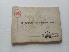 Gilera B 300 Extra - B 300 Polizia 1963 manuale officina italiano originale
