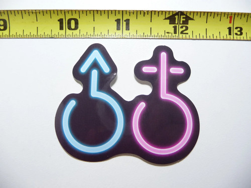 Neon small sticker - small,
