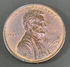 1969 penny one - penny, cent