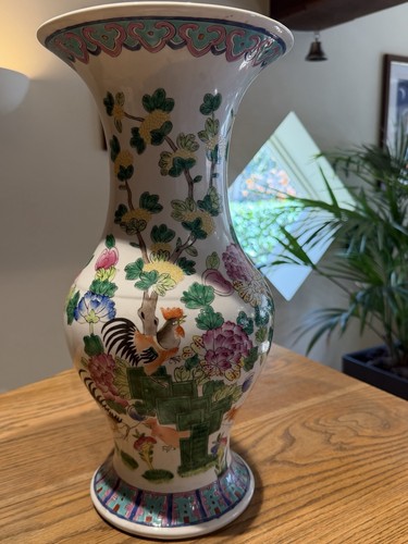 Grande vaso gallo rosa