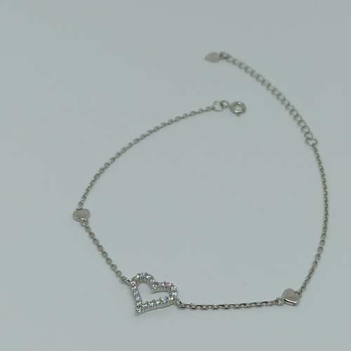 Cavigliera argento 925 - in,