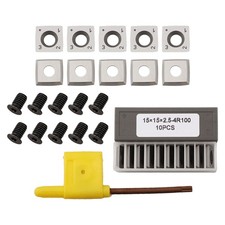 Inserti in carburo di grado professionale 15 mm per precisione per taglio legno