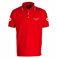 POLO COTONE CROCE ROSSA TRICOLORE