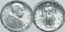 Vaticano 1953 5 Lire 299007