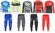 TUTA COMPLETO CROSS ENDURO MAGLIA + PANTALONI ACERBIS K/J-WINDY BLU ROSSO NERO