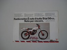 advertising Pubblicità 1979 MOTO FANTIC 330 TRIAL 50