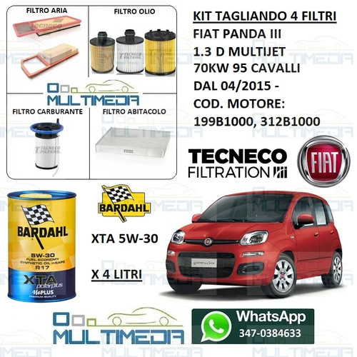 Kit tagliando filtri olio - kit,